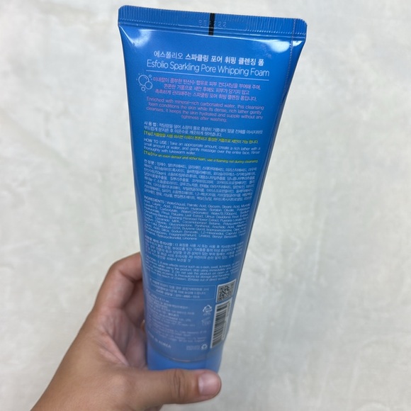 Esfolio Sparkling Pore Whipping Foam- K Beauty- 8.11 oz - Picture 3 of 5